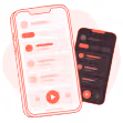 Switch seamlessly between mobile and web