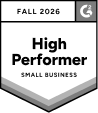 G2 High Performer Small-Business Fall 2026 [Time & Attendance, Time Tracking]